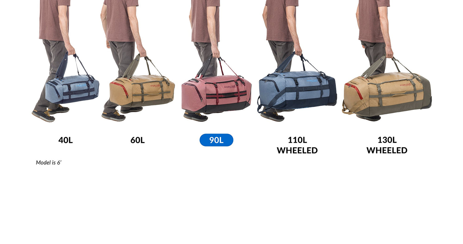 Cargo Hauler 90L Duffel Bag - EARTH RED