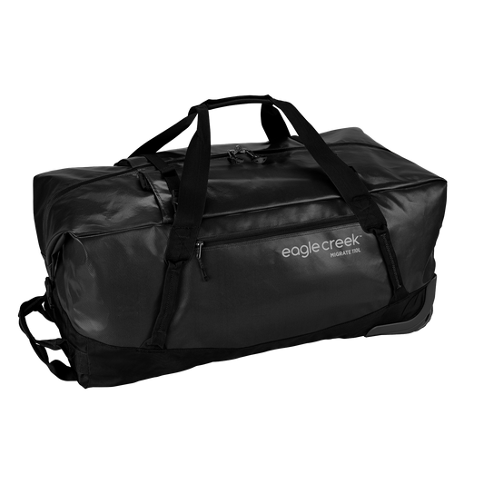 Migrate 110L Wheeled Duffel Bag - BLACK