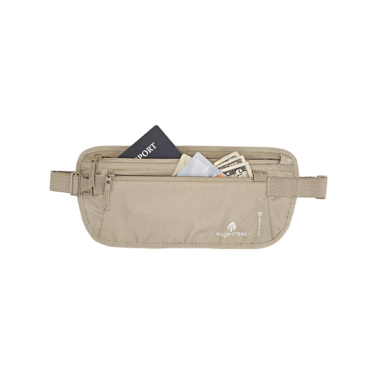 RFID BLOCKER MONEY BELT DLX - TAN