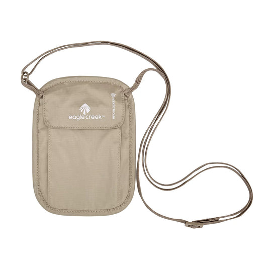 RFID Blocker Neck Wallet - TAN