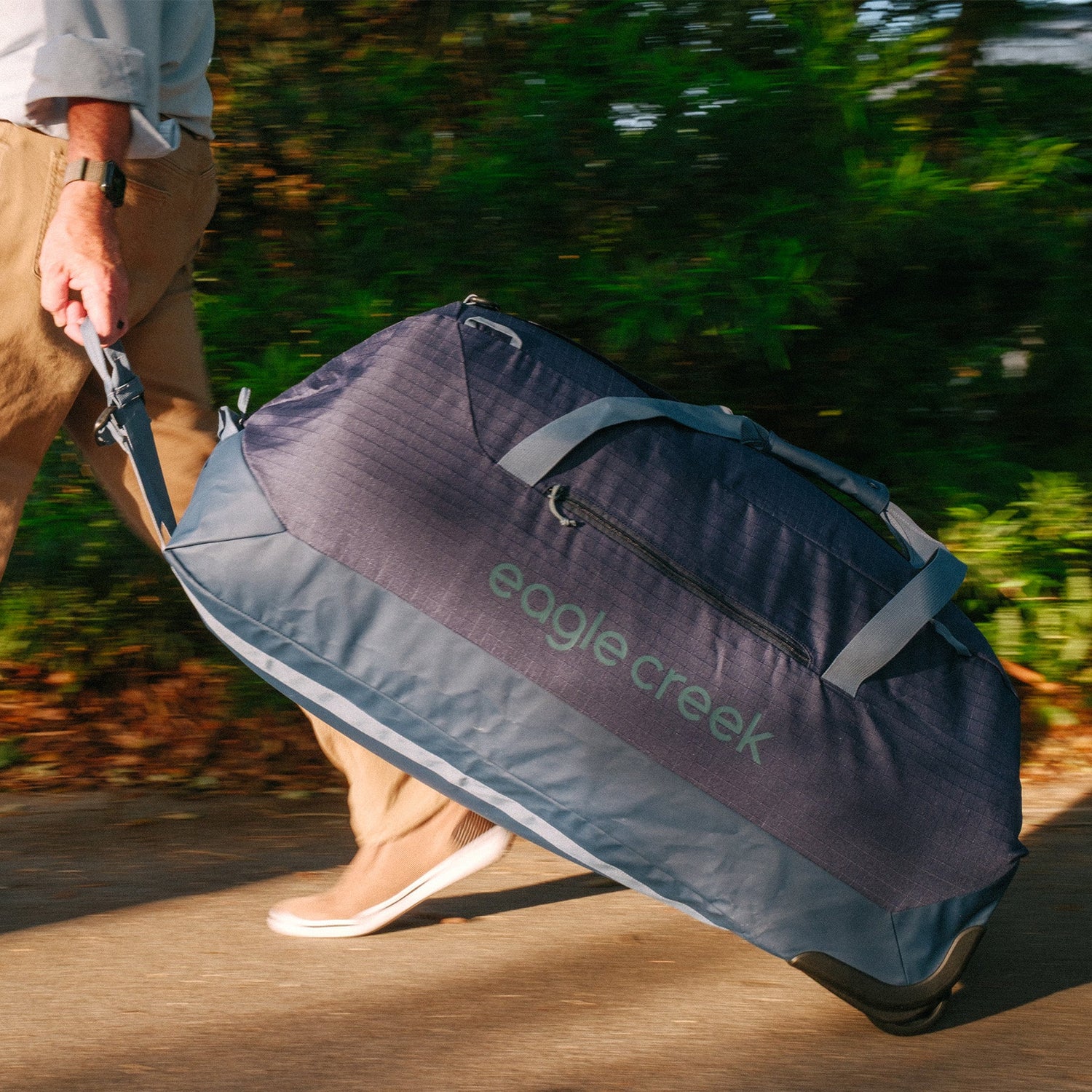 No Matter What 120L Rolling Duffel Bag - CRANBERRY RED