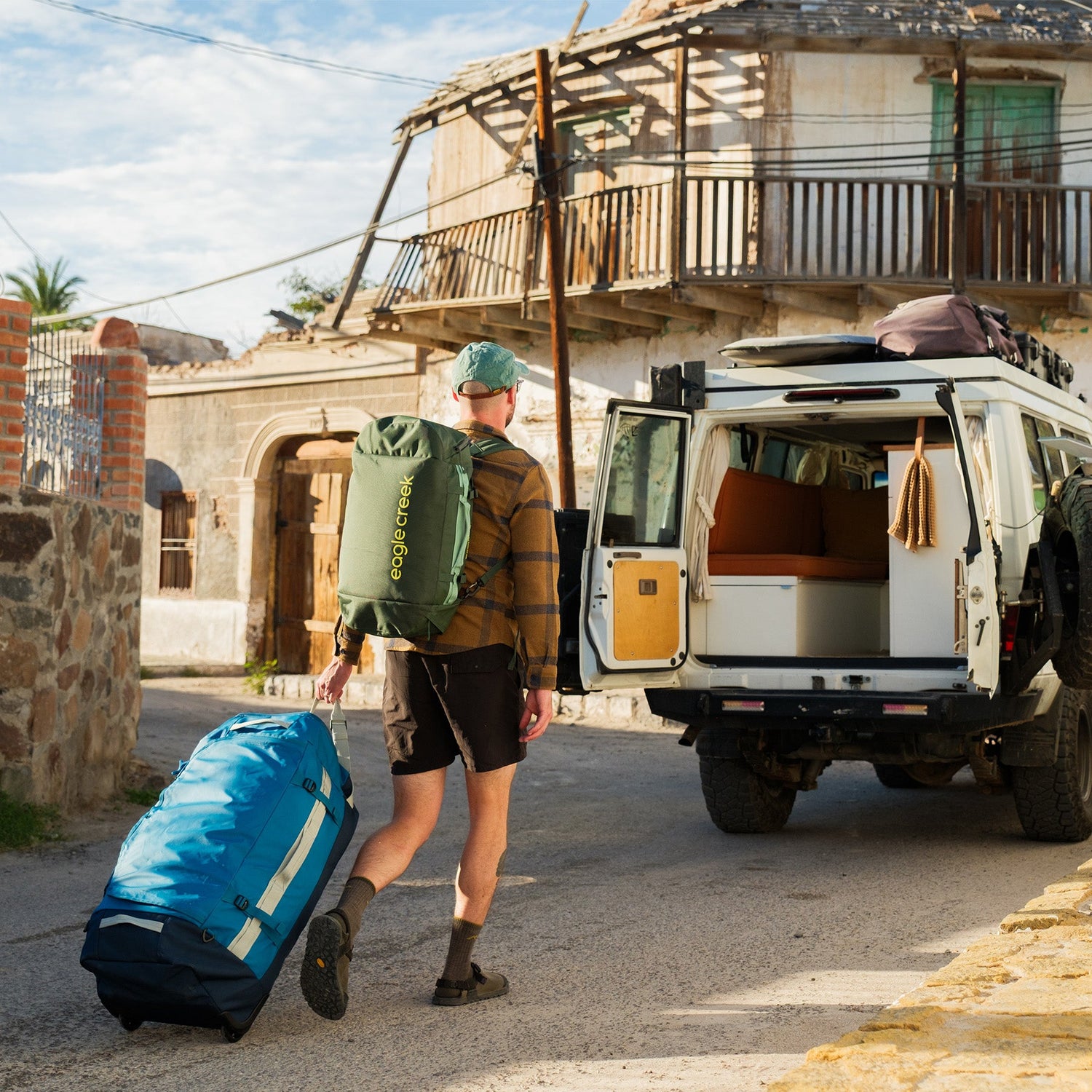Cargo Hauler 110L Rolling Duffel Bag - BLACK