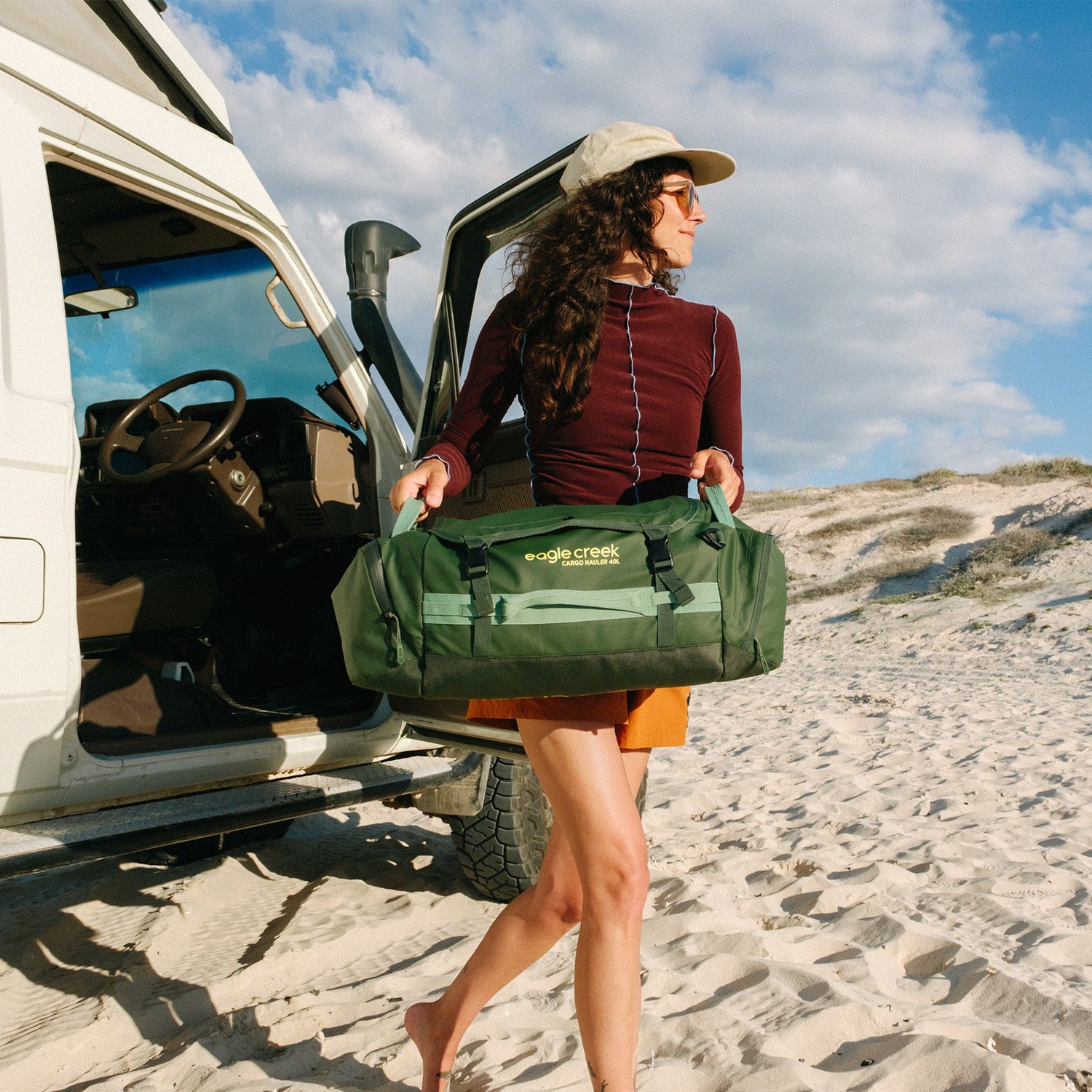 Cargo Hauler 40L Duffel Bag - BLACK