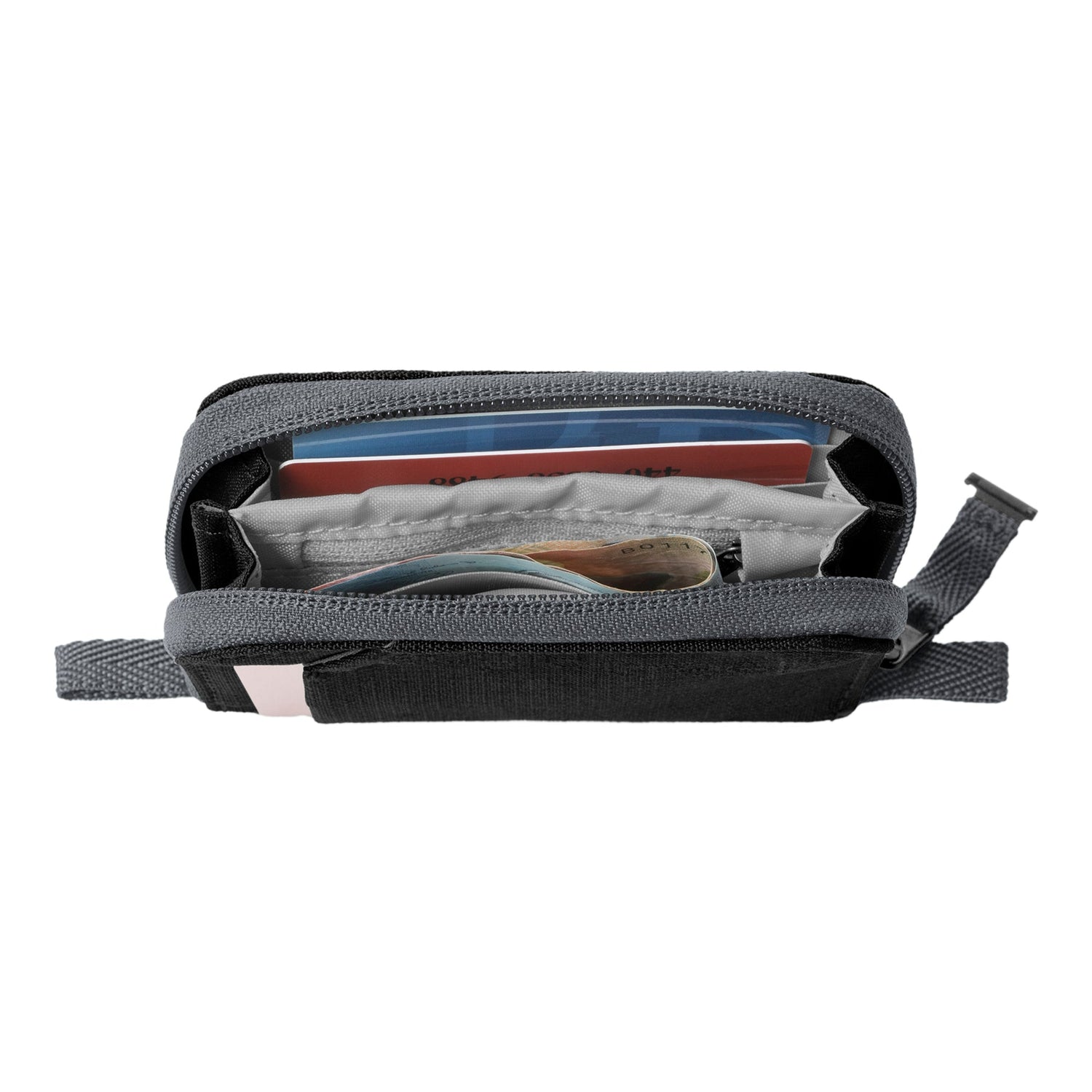 Portefeuille RFID Stash - BLACK View 