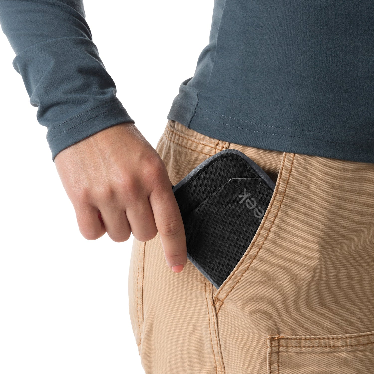 Portefeuille RFID Stash - BLACK View 