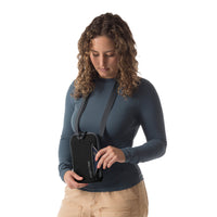 Stash RFID Crossbody Bag - BLACK View 11