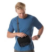 Stash RFID Crossbody Bag - BLACK View 13