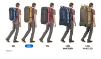 Cargo Hauler 60L Duffel Bag - CHARCOAL View 7