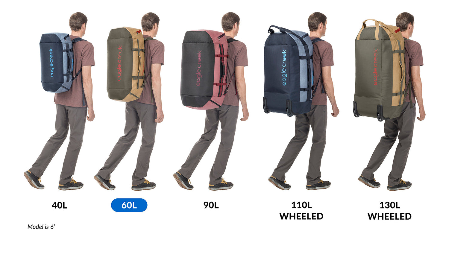 Cargo Hauler 60L Duffel Bag - CHARCOAL View 