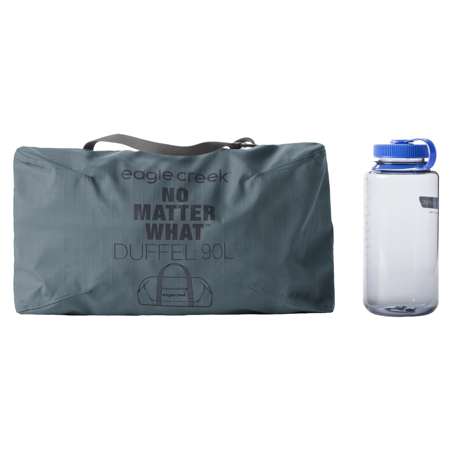 No Matter What 90L Duffel Bag - SMOKE View 