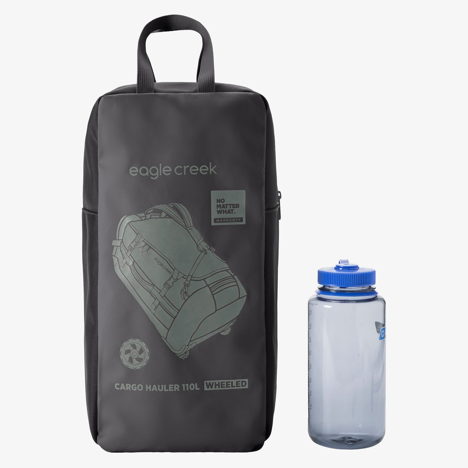 Cargo Hauler 110L Rolling Duffel Bag - BLACK