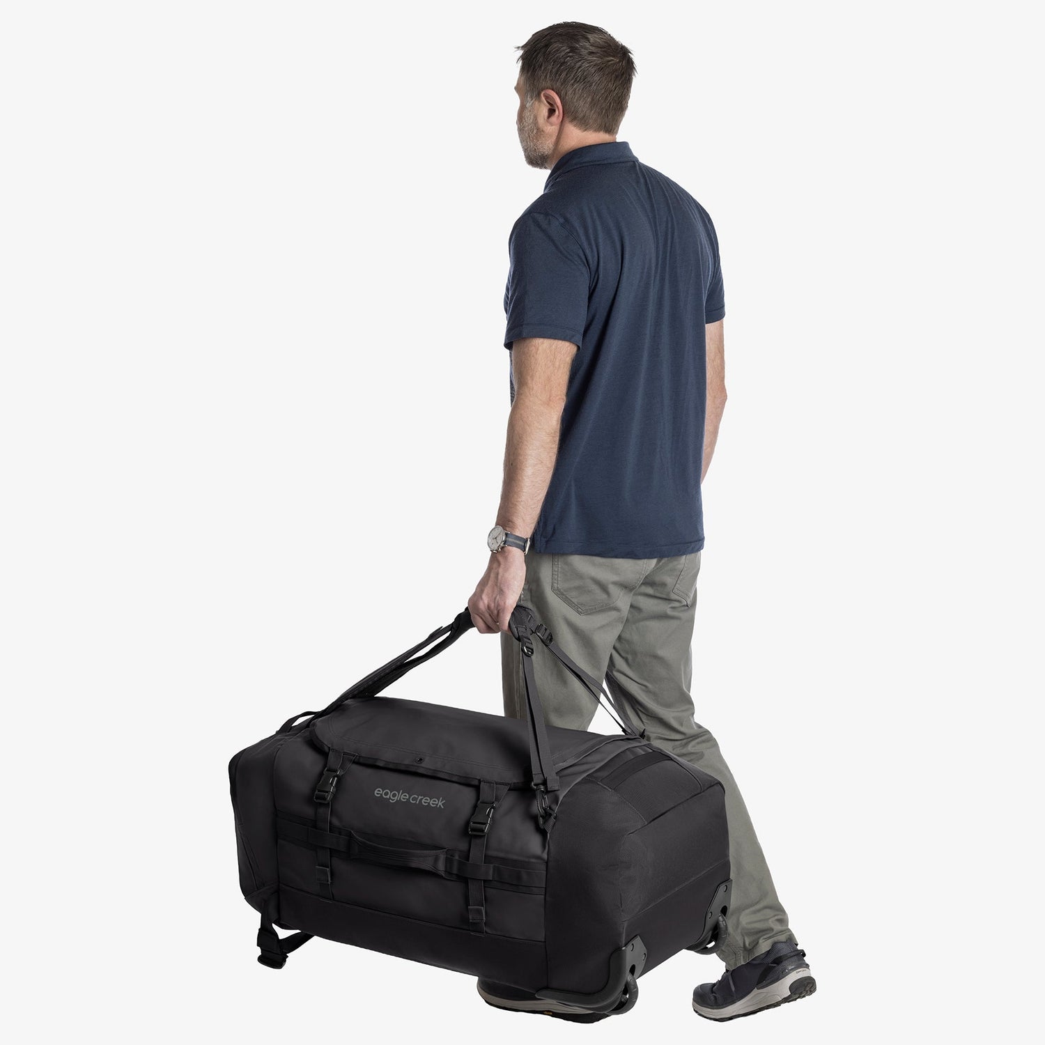 Cargo Hauler 110L Rolling Duffel Bag - BLACK