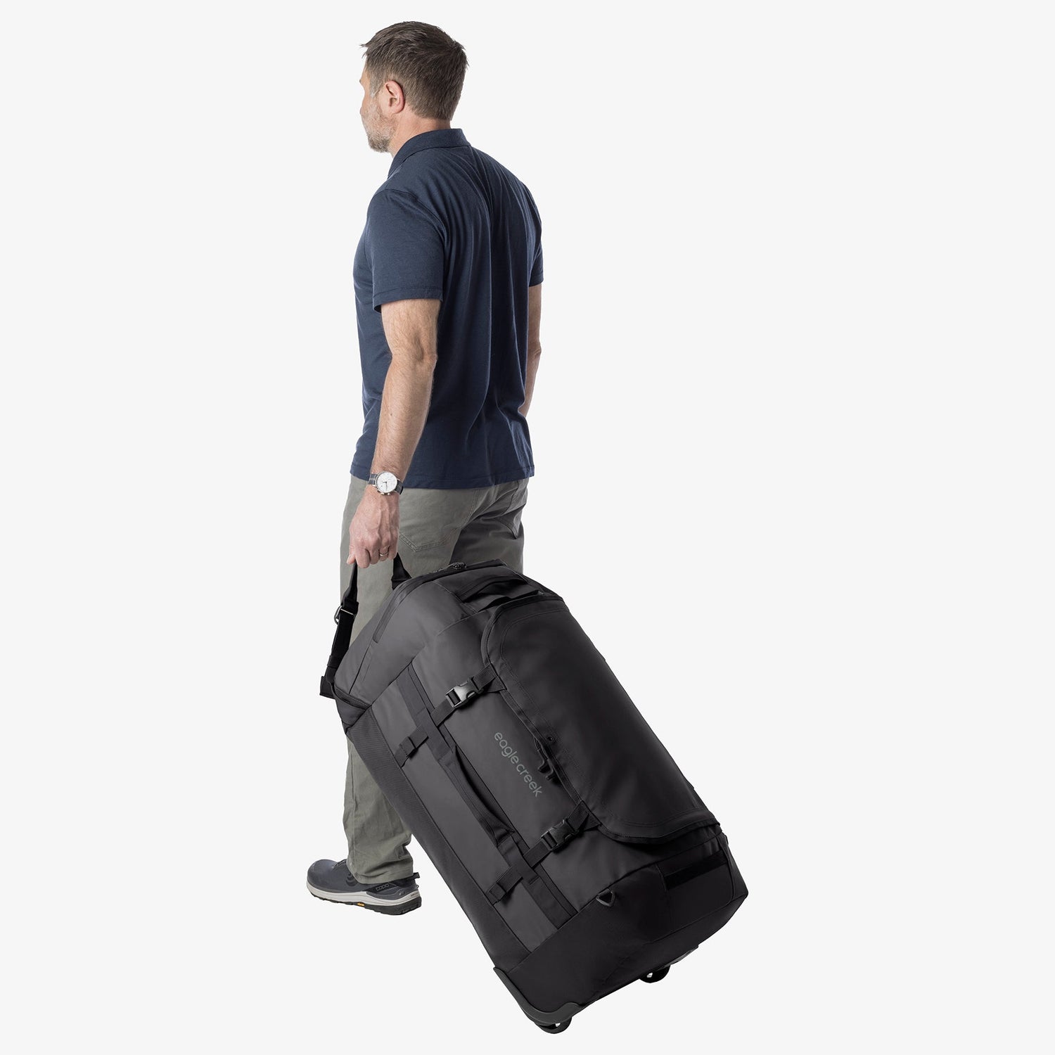 Cargo Hauler 110L Rolling Duffel Bag - BLACK