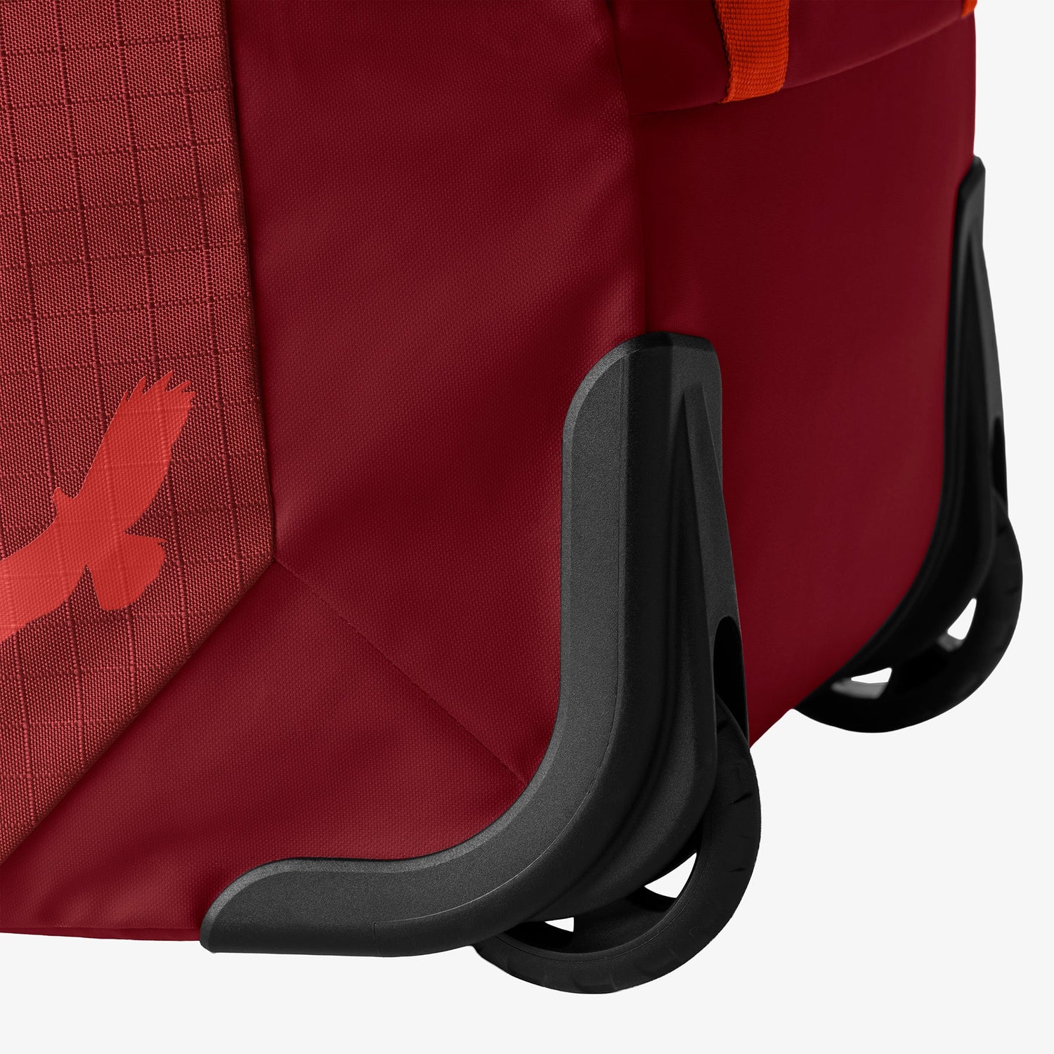 No Matter What 120L Rolling Duffel Bag - CRANBERRY RED
