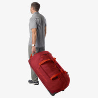 No Matter What 120L Rolling Duffel Bag - CRANBERRY RED View 8