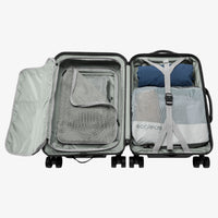 Tarmac 4-Wheel Carry-On Luggage - BLACK View 12