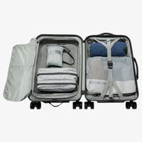 Tarmac 4-Wheel Carry-On Luggage - BLACK View 14