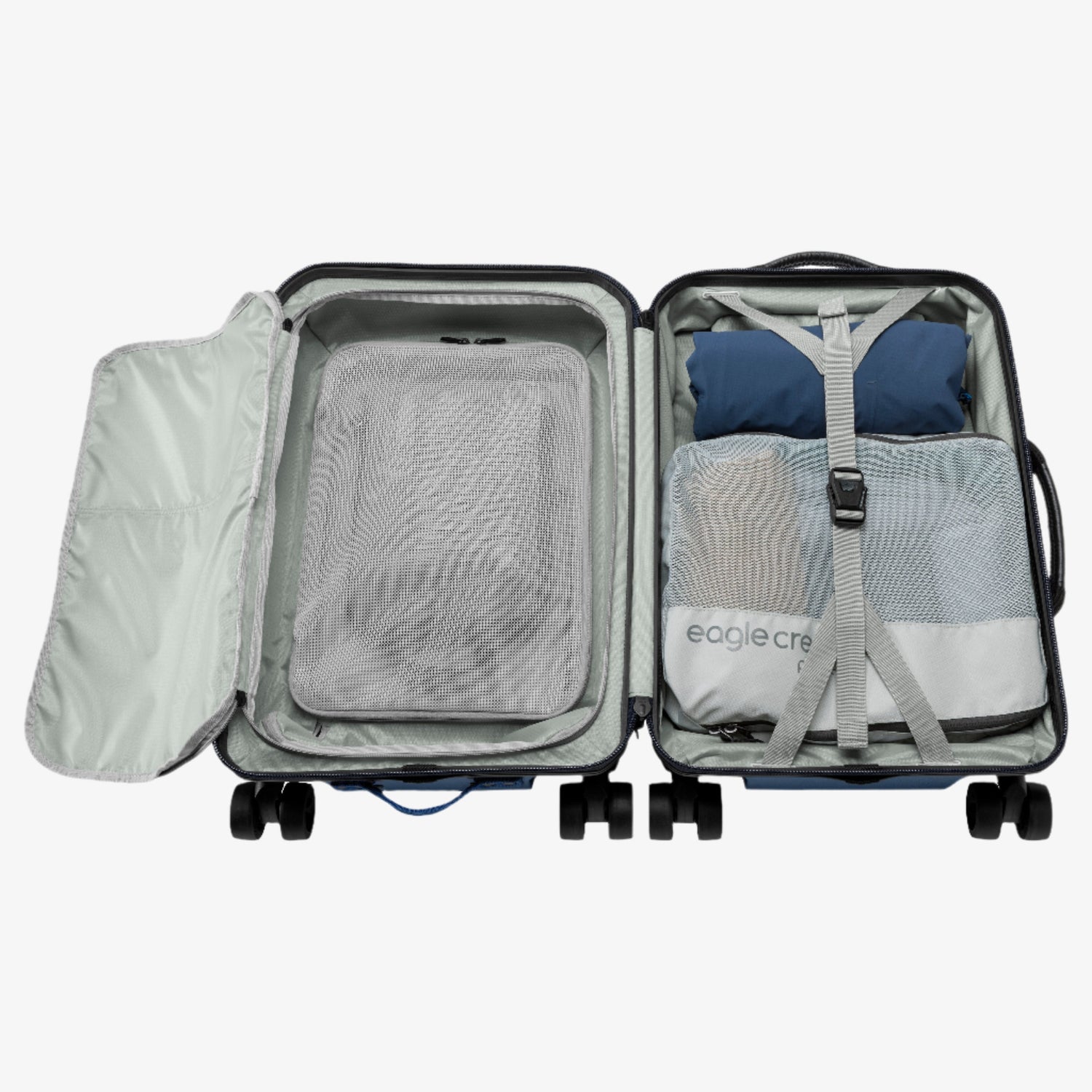 Tarmac 4-Wheel Carry-On Luggage - BLUE JAY View 