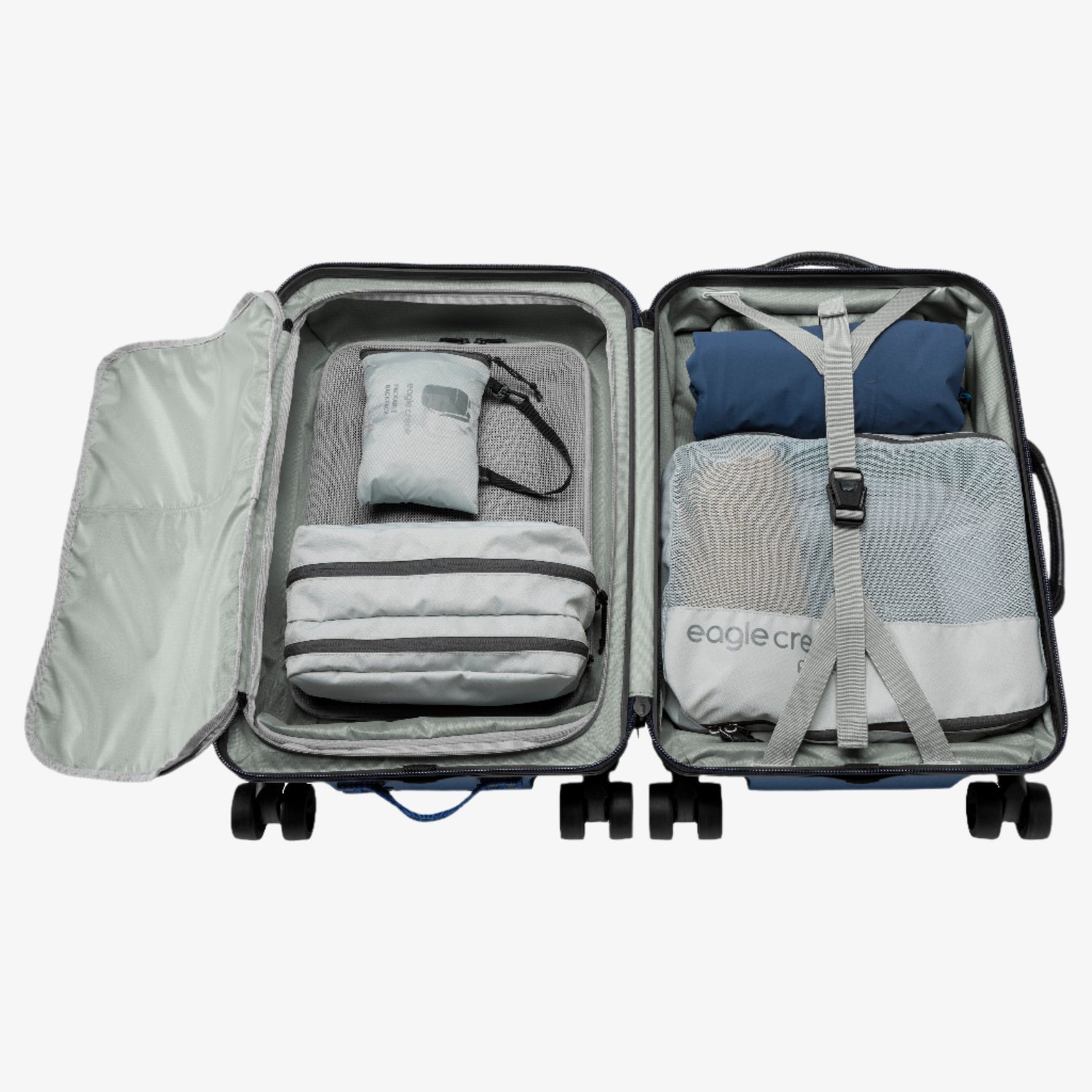 Tarmac 4-Wheel Carry-On Luggage - BLUE JAY View 
