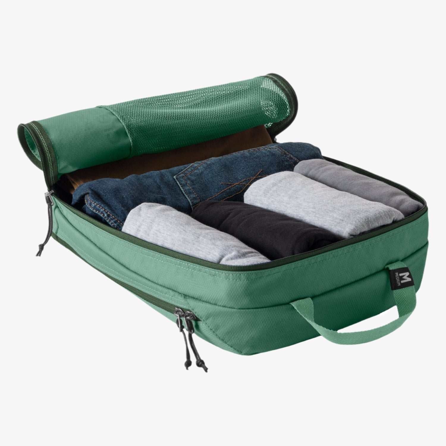 Cube Pack-It® Reveal Clean/Dirty M - WILLOW GREEN