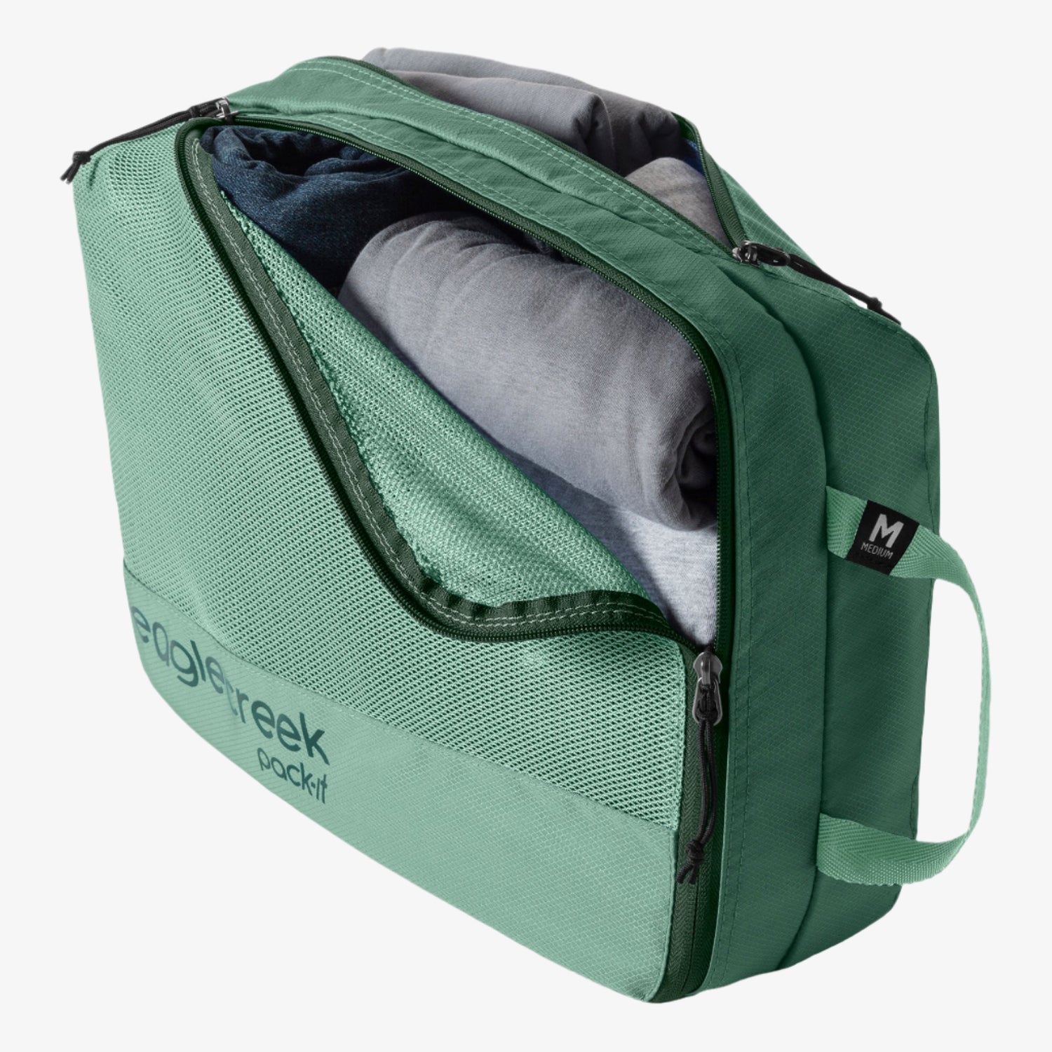 Cube Pack-It® Reveal Clean/Dirty M - WILLOW GREEN