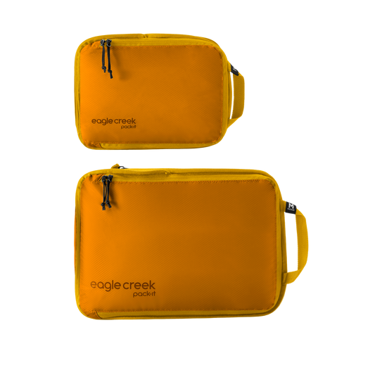 Pack-It® Isolate Compression Cube S/M Set - CITRUS ORANGE