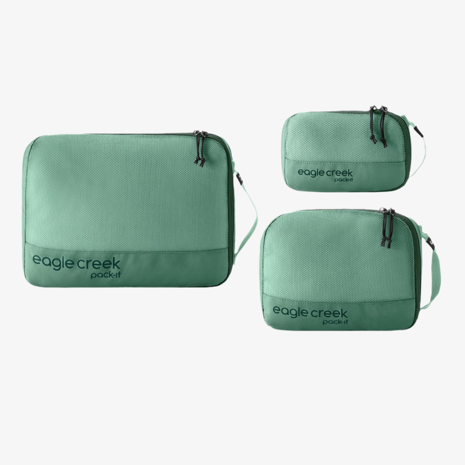 Ensemble de cubes  Pack-It® Reveal XS/S/M - WILLOW GREEN