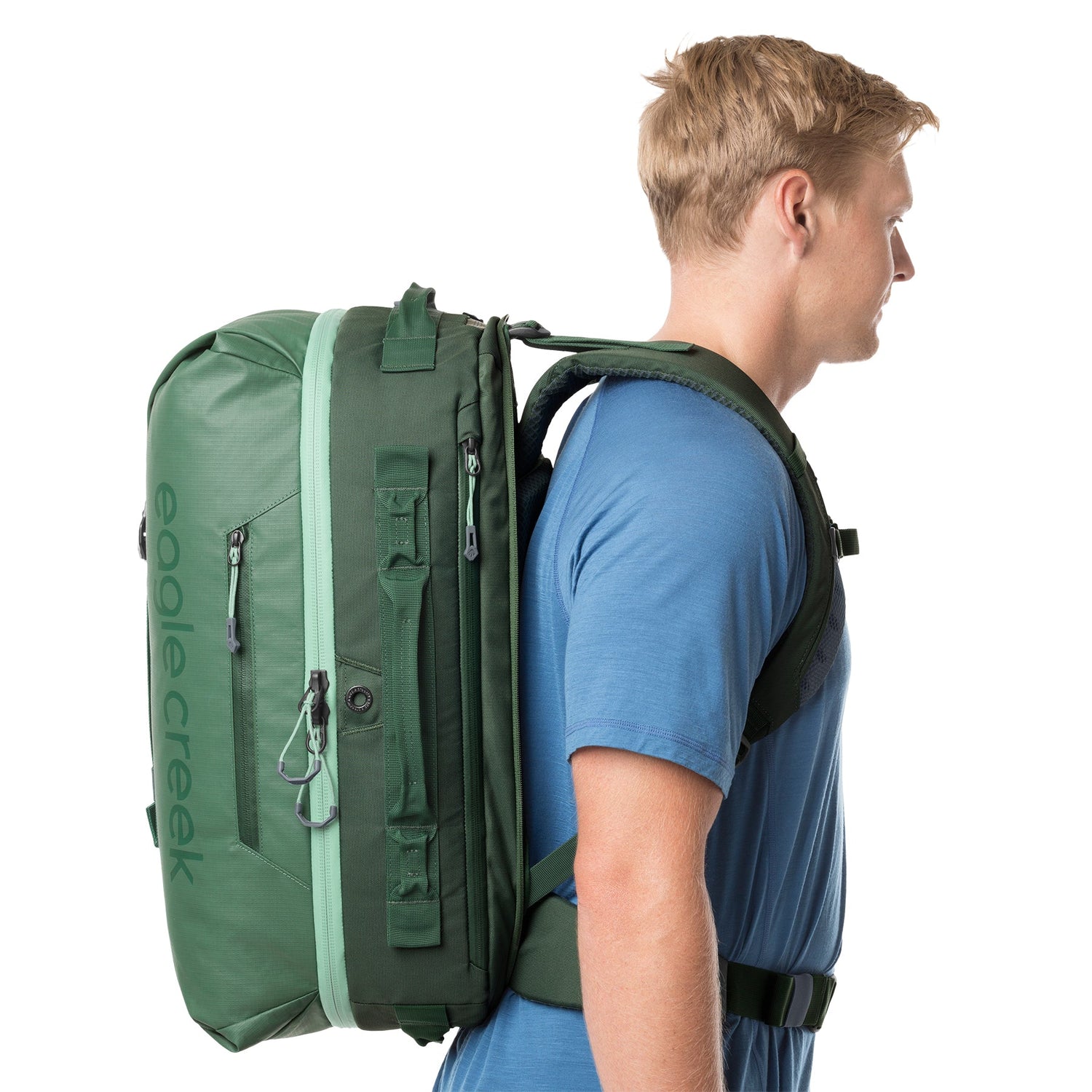 Tour Travel Pack 40L - JUNGLE GREEN View 