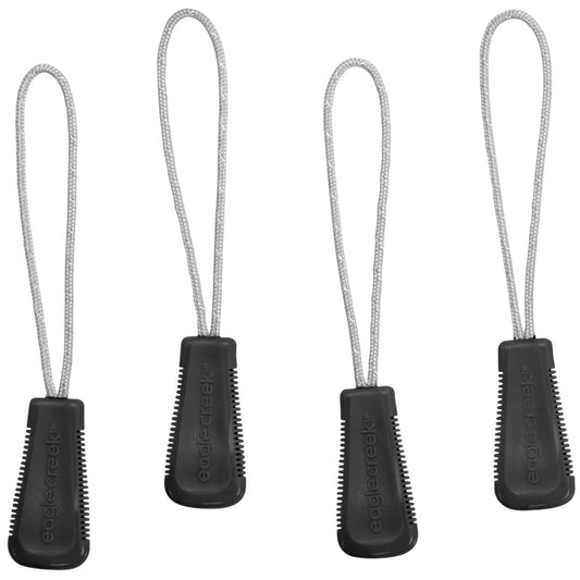 Reflective Zipper Pull Set - BLACK