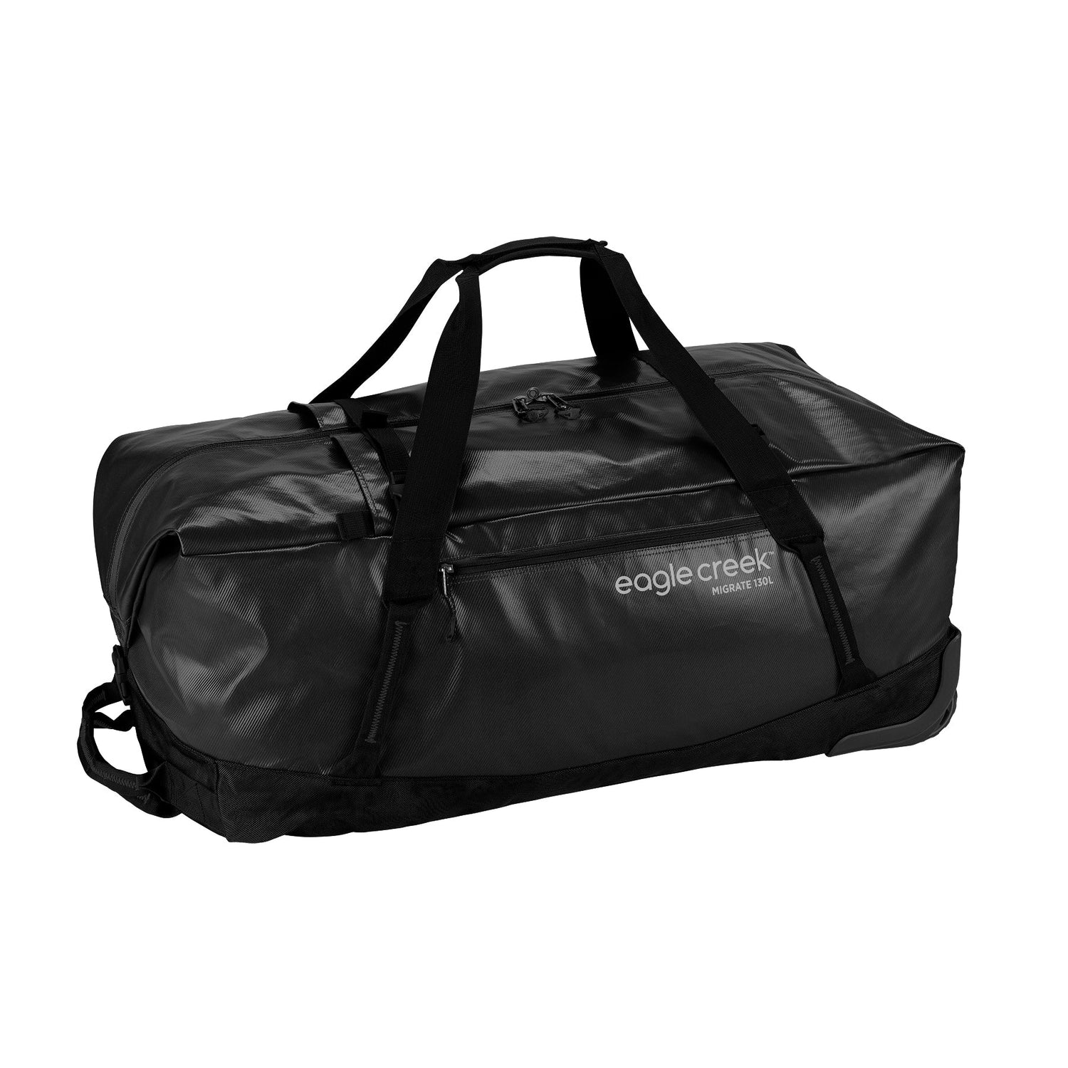 Migrate 130L Wheeled Duffel Bag - BLACK View 