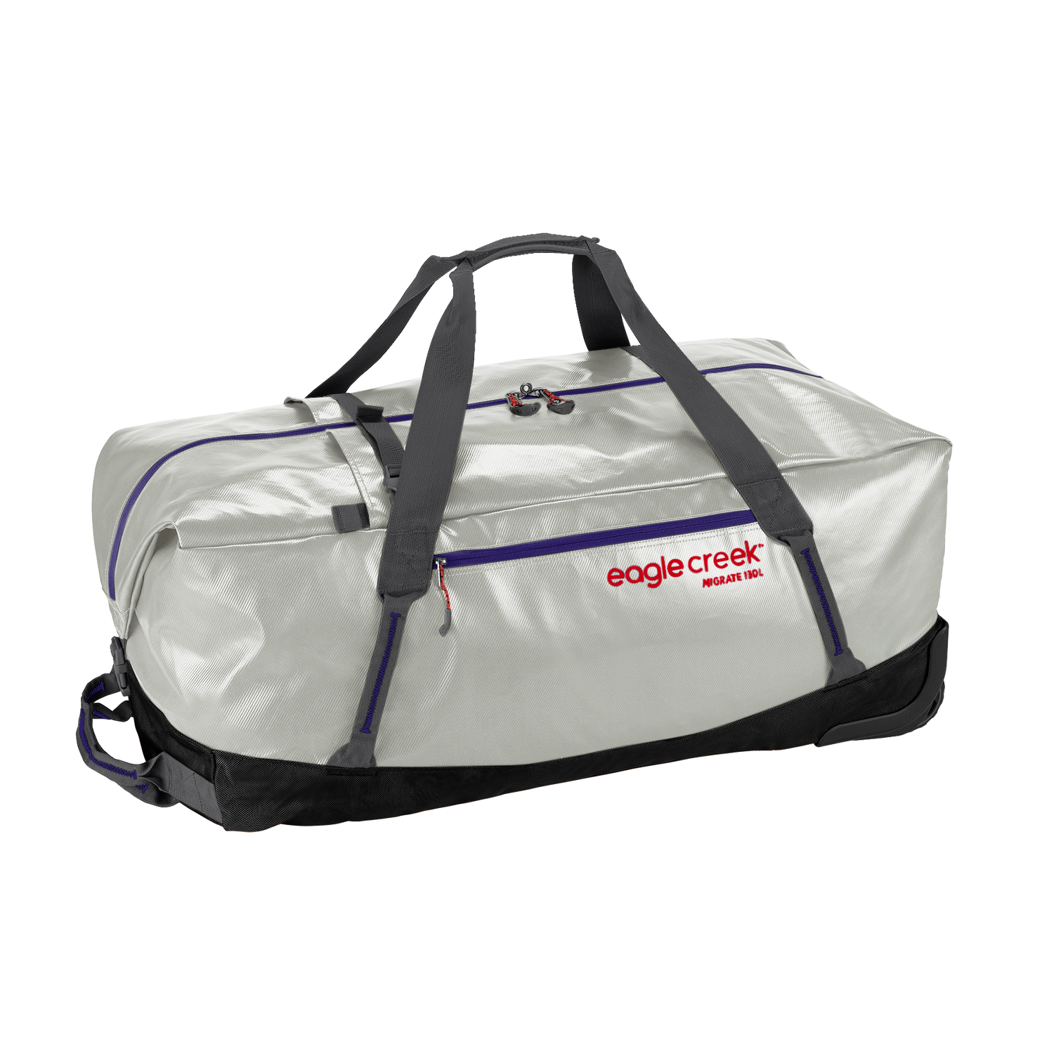 Migrate 130L Wheeled Duffel Bag - SILVER View 