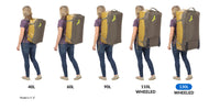 Migrate 130L Wheeled Duffel Bag - BLACK View 10