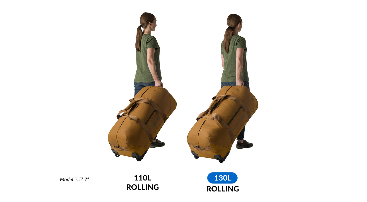 Sac de sport à roulettes No Matter What 130 L - SAFARI BROWN