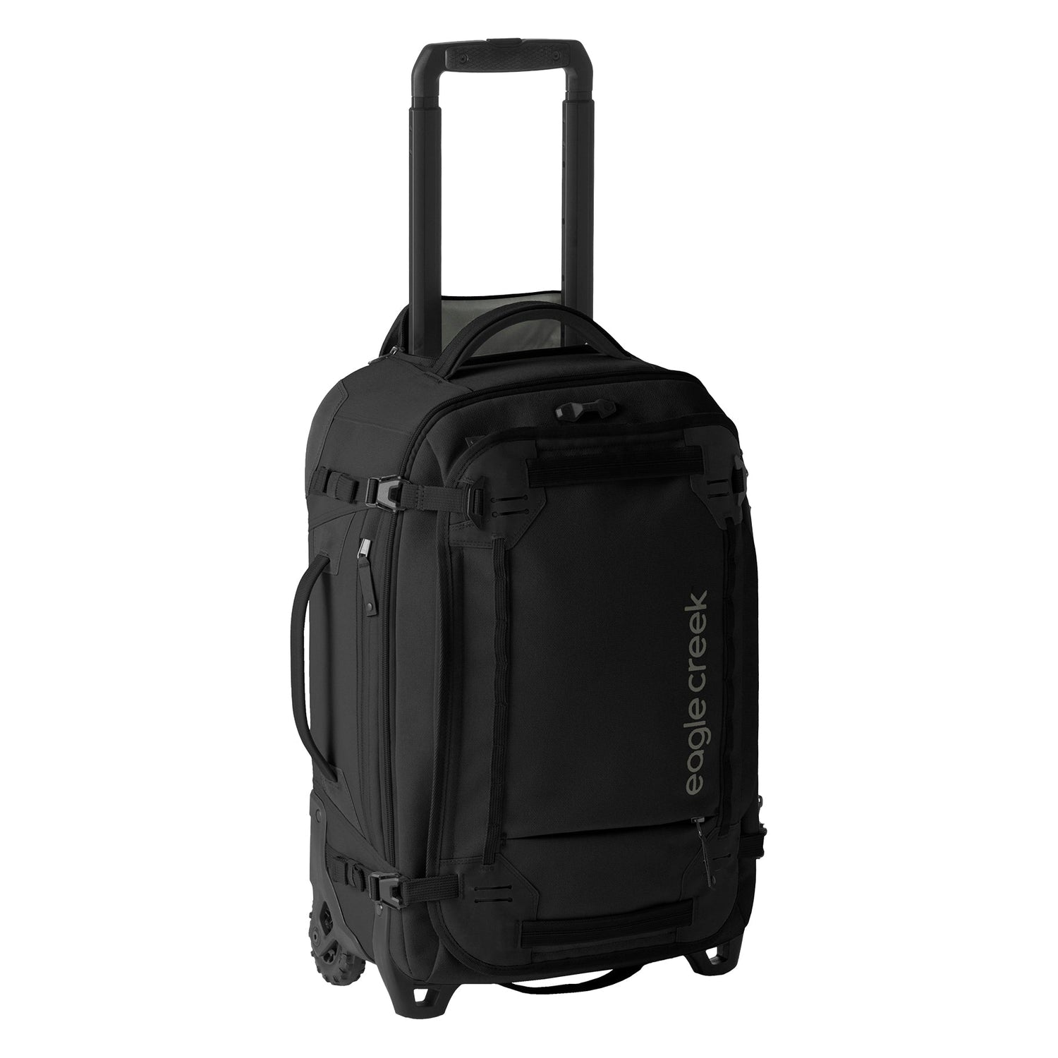 Gear Warrior XE 2-Wheel Convertible Carry-On Luggage - BLACK View 