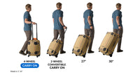 Gear Warrior XE 4-Wheel Carry-On Luggage - BLACK View 9