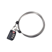 3-Dial TSA Lock & Cable - GRAPHITE View 1