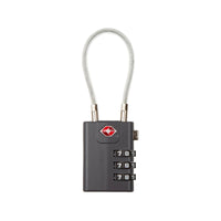 Cable TSA Lock - BLACK View 1